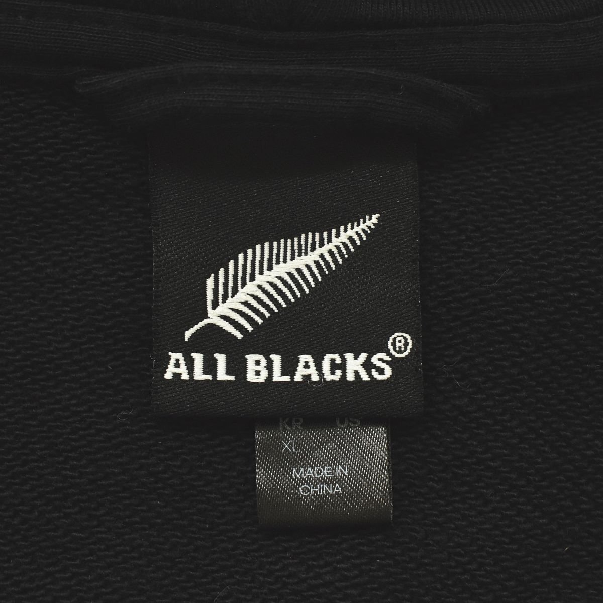 ★美品 アディダス オールブラックス adidas ALL BLACKS ジップ パーカー O ブラック 裏 パイル スエット ラグビー ニュージーランド代表★