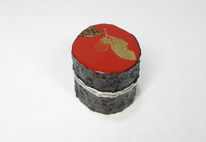 香合 香盒 篠原 如雪 漆器 筆柿 塗共箱 香道具 茶道具|香合 香合 香盒 篠原 如雪 漆器 筆柿 塗共箱 香道具 茶道具|香合