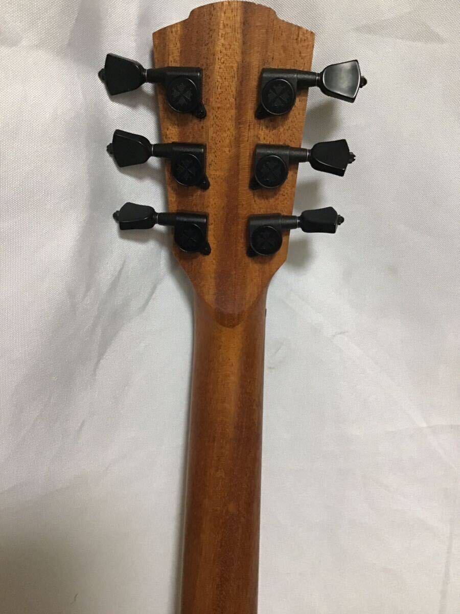 LAG Guitars VIAN-001 エレアコ Vianney Bureau シグネチャー トラベルギター 600mmスケール/バッグ付 アコースティッククラシックギター の画像6