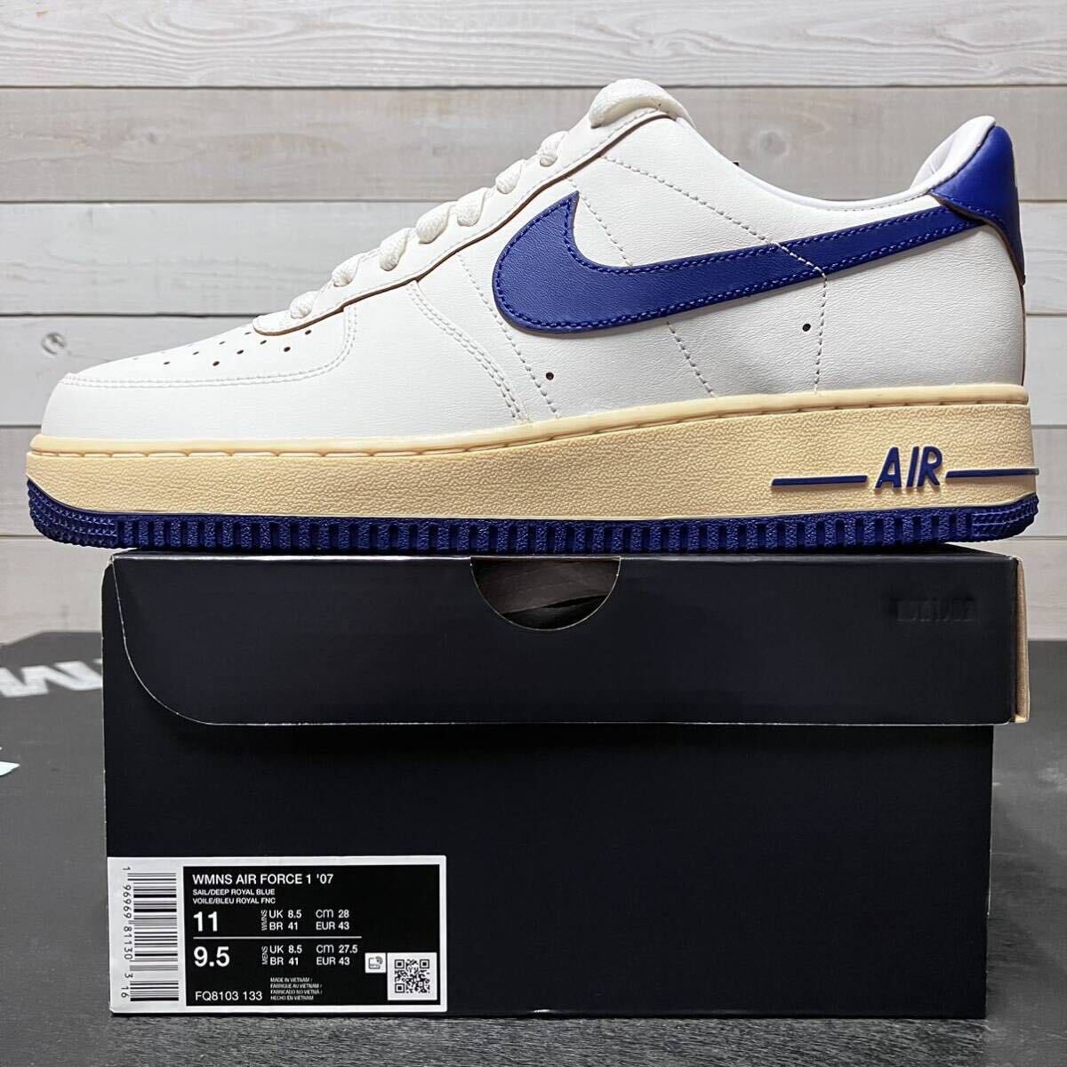 メンズ 27.5cm W NIKE AIR FORCE 1 LOW ‘07 FQ8103-133 ナイキ エア フォース ワン ローカット 