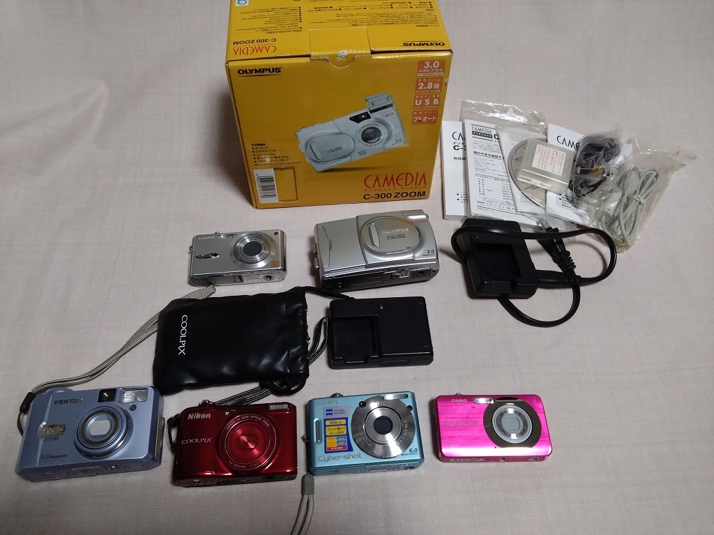 5100円 Nikon L28・SONY☆DSC-W30 デジタルカメラなど 計6台 5100円 Nikon L28・SONY☆DSC-W30 デジタルカメラなど 計6台