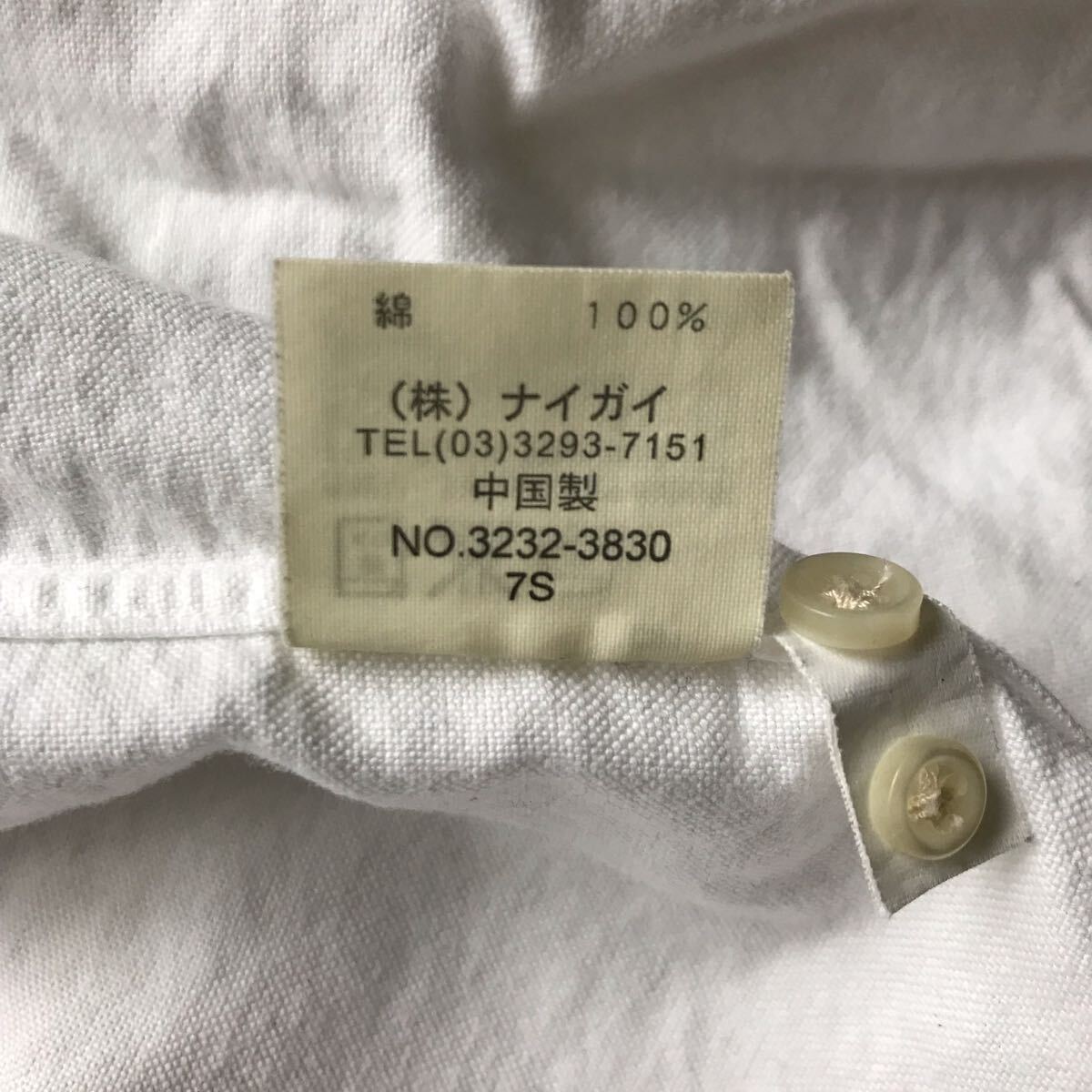  Ralph Lauren oxford shirt 028-1-324 white 130cm big po knee 