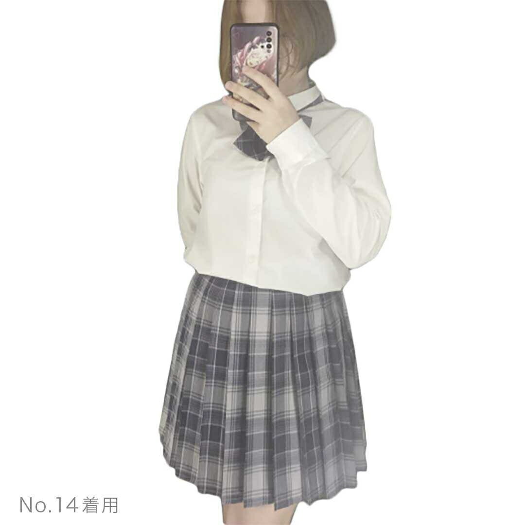 【S】【ピンク】スクールスカート チェック柄 選べる16色 43cm School プリーツスカート 制服スカート ミニ 大きいサイズ_画像7