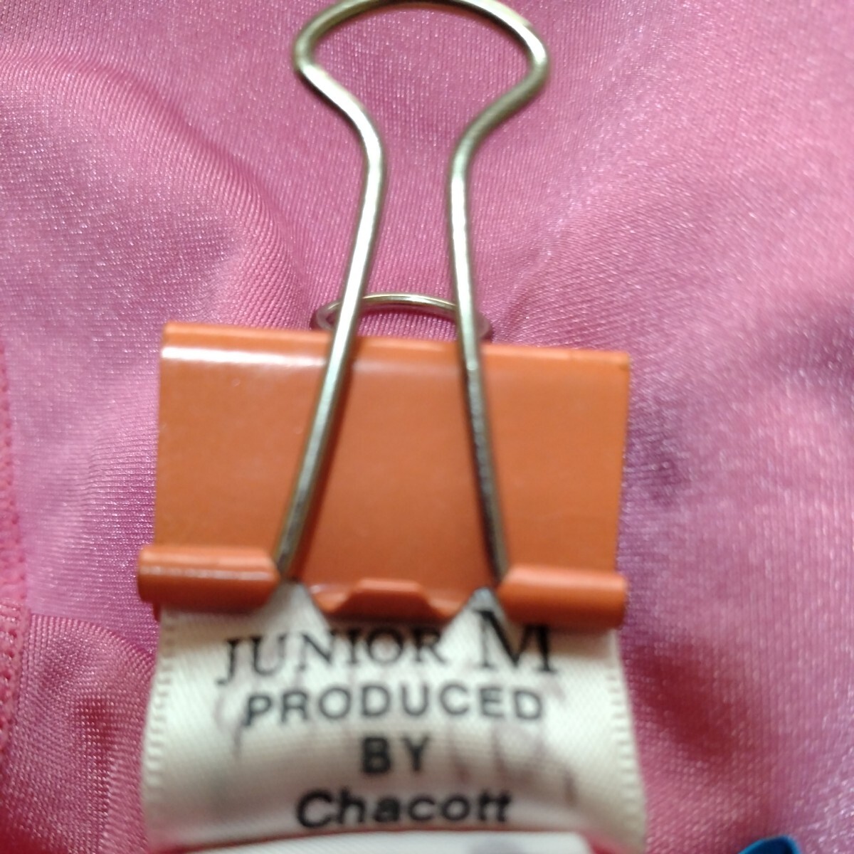 チャコット レオタード スカート付 ピンク 半袖 サイズJUNIOR Mの画像4