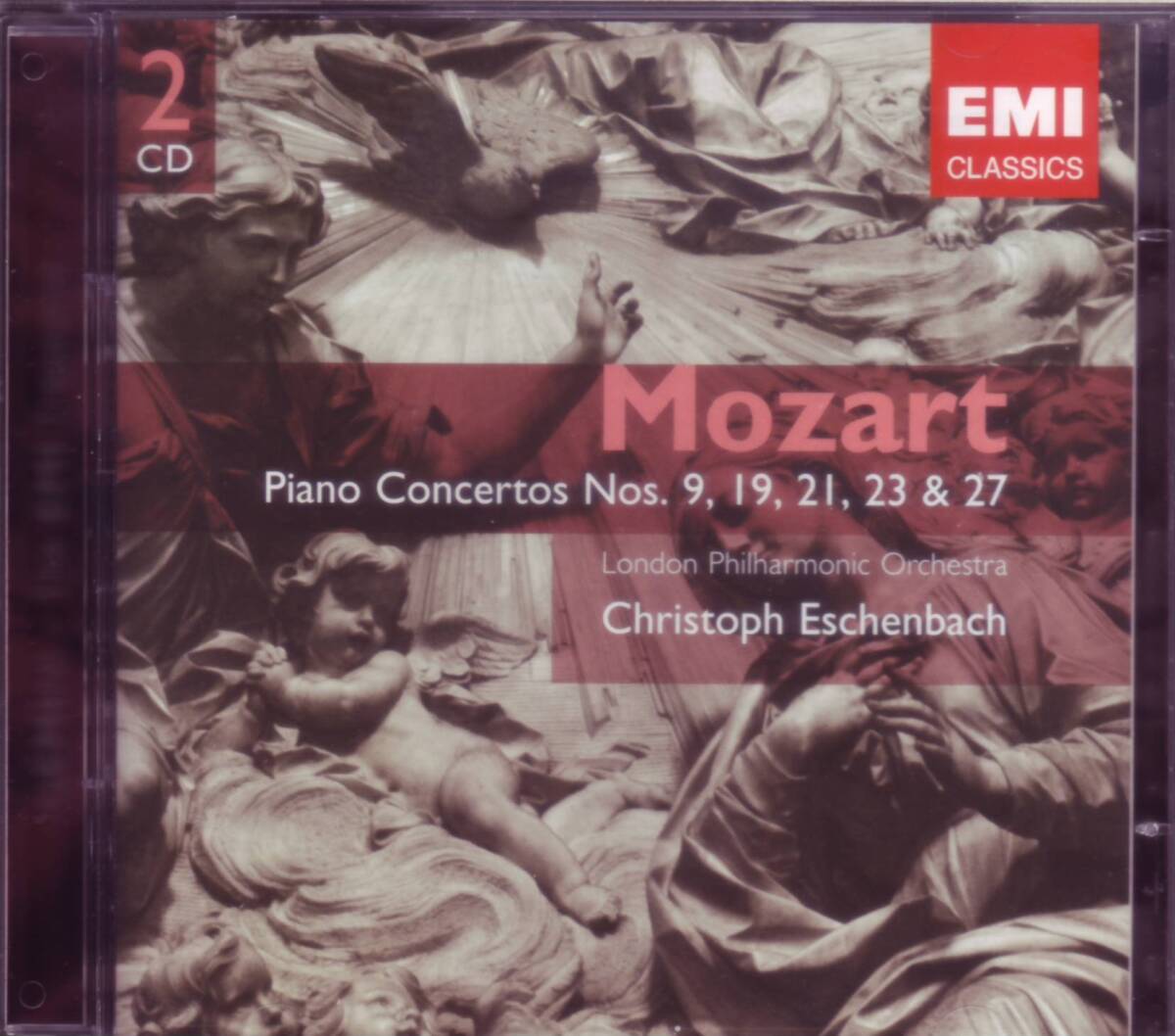 ●[EMI廃盤2CD]エッシェンバッハ(Pf)/モーツァルト:ピアノ協奏曲第9・19・21・23＆27盤_画像1