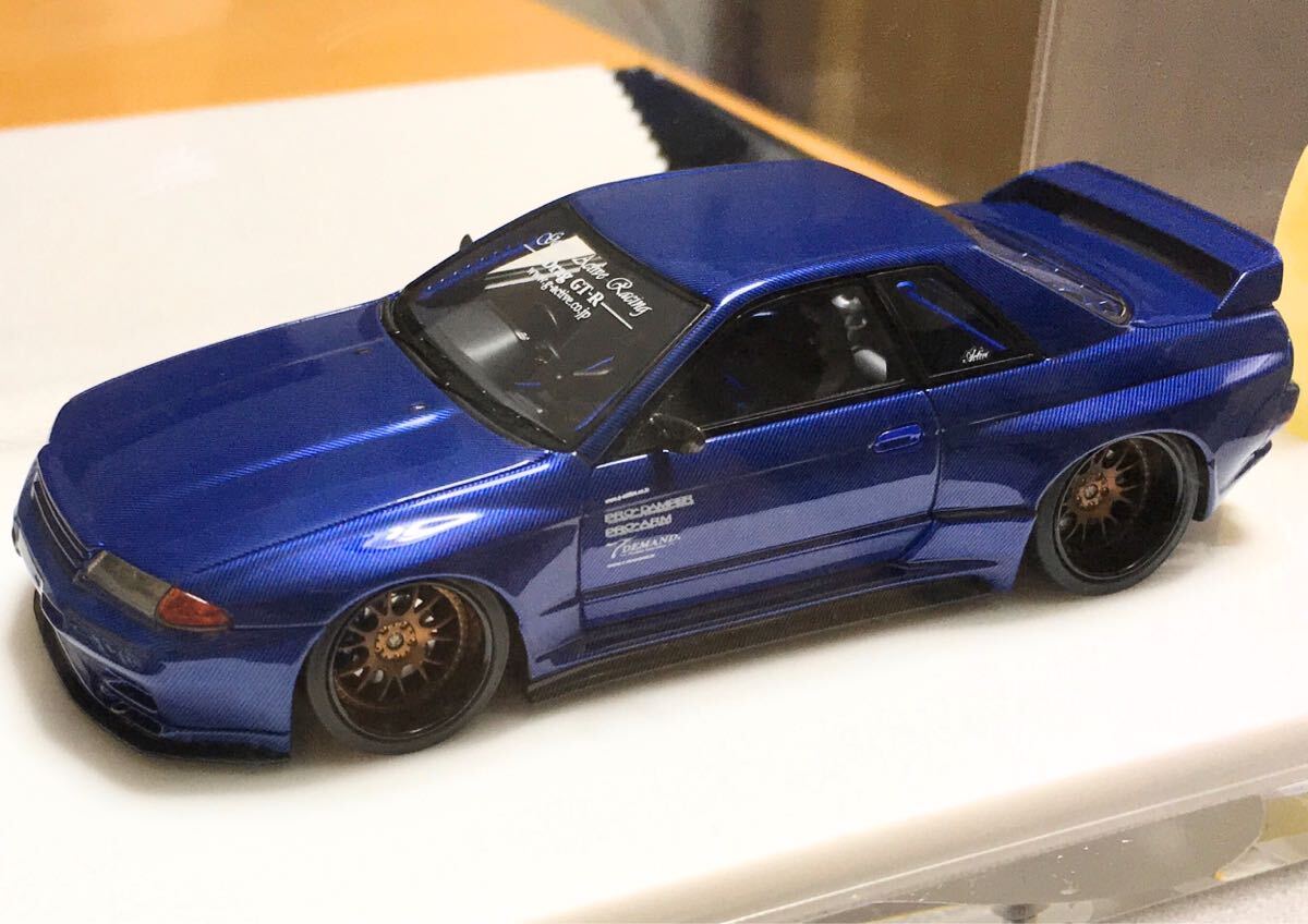 メイクアップ 1/43 ガレージアクティブ R32 GTR BNR32 フルカーボン仕様 Makeup EIDOLONの画像4