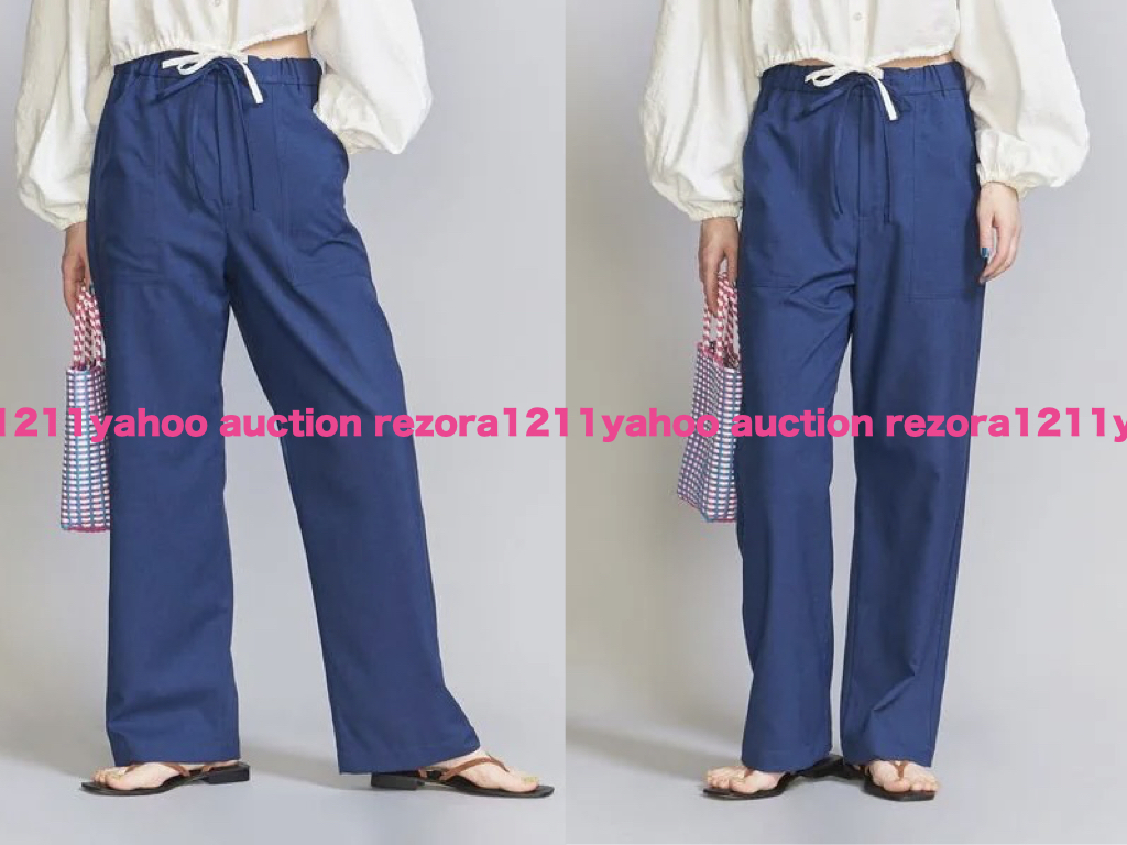 BEAUTY & YOUTH UNITED ARROWS ユナイテッドアローズ 2023SS 1.2万 パッチポケット ストレート ワイド イージー パンツの画像4