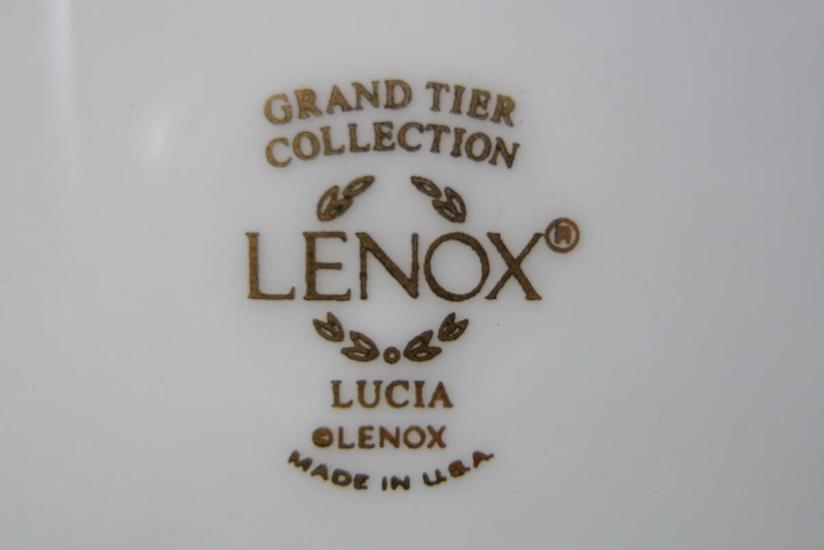 レノックス/LENOX ルチア/LUCIA カップ＆ソーサー ５客セット 超美品！の画像7