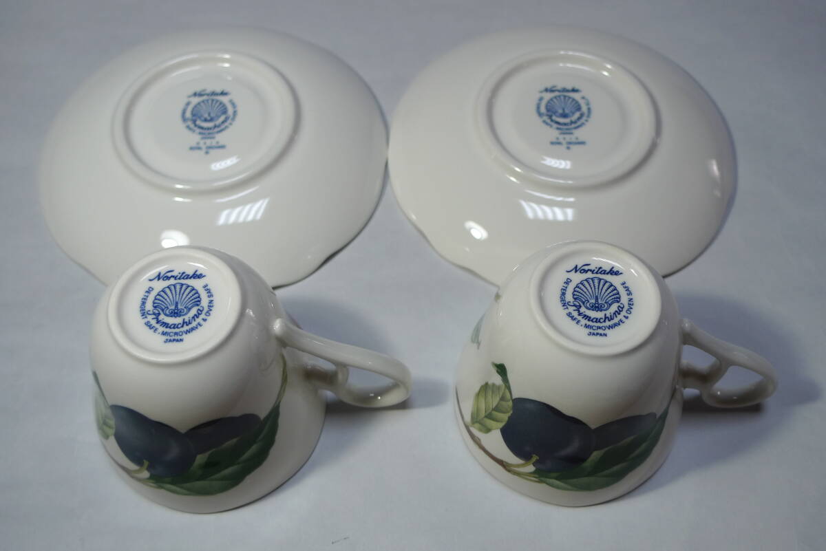 Noritake/ノリタケ ロイヤルオーチャード デミタス・カップ＆ソーサー ２客セット 未使用品！_画像5