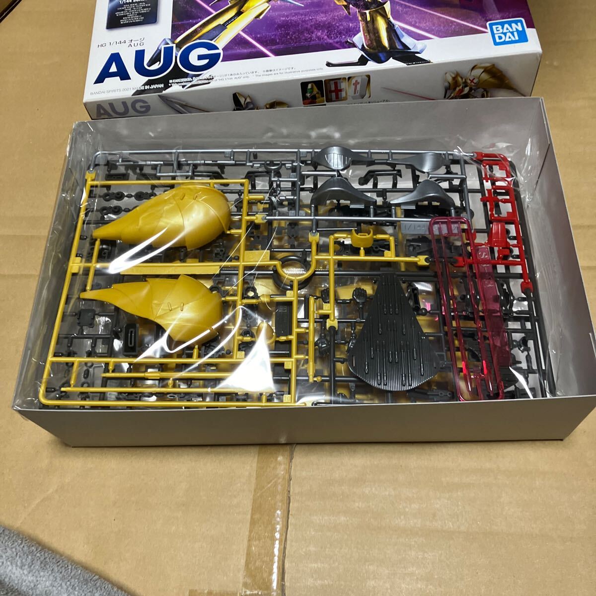 HG 1/144 AUG not yet constructed 