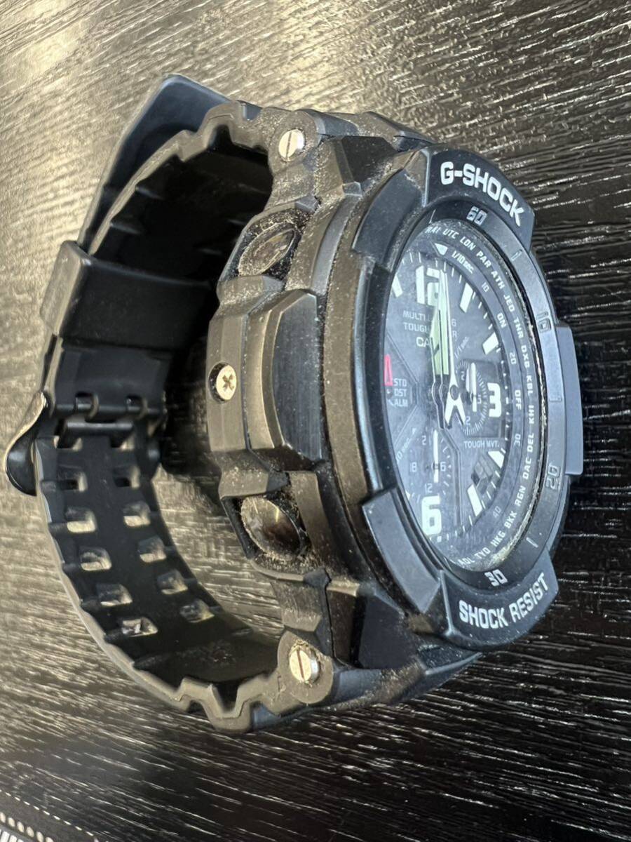 G-SHOCK Gショック ジーショック CASIO カシオ SKYCOCKPIT スカイコックピット メンズ 電波ソーラーブラック 腕時計 5121 GW-3000BB の画像2