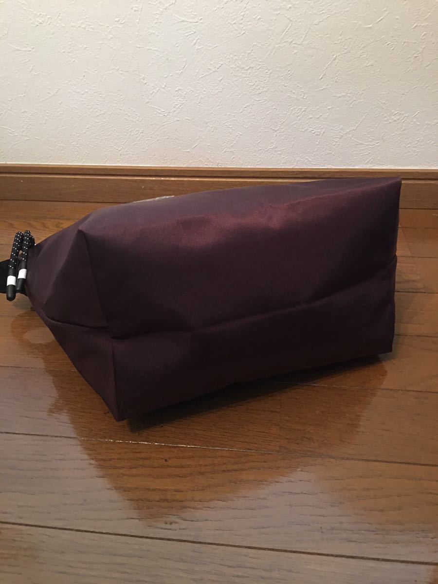 【新品】LONGCHAMP ロンシャン　ル プリアージュ エナジートップハンドルバッグ S バーガンディ_画像3