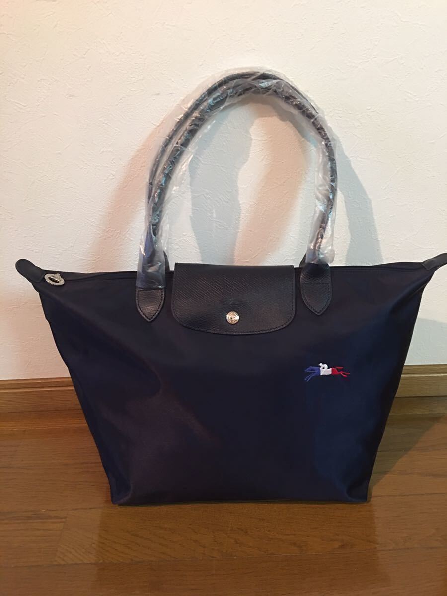 LONGCHAMP ル プリアージュ コレクション ショルダーバッグL ネイビーの画像1