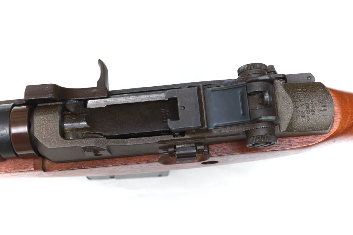 絶版 ハドソン M14 ミリタリーモデル ダミーカートver SMG刻印金属モデルガン 検 六四式 ホビーフィックス M16 M60 m1 ガーランド WE DMRの画像4