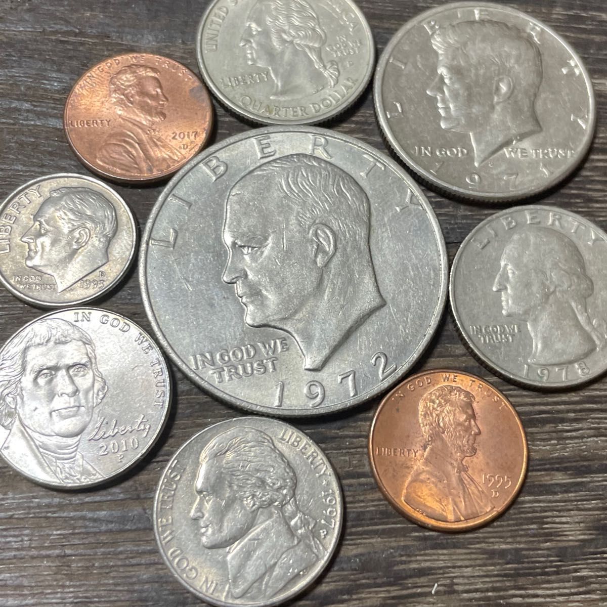 USA アメリカコイン9枚セット DOLLAR リバティ