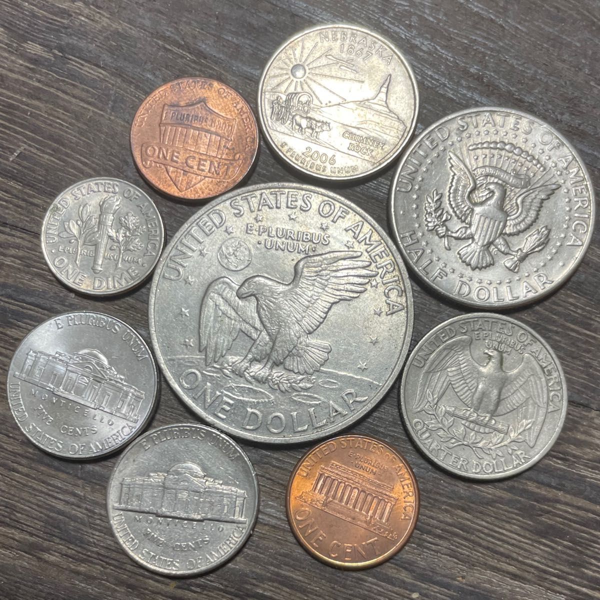 USA アメリカコイン9枚セット DOLLAR リバティ