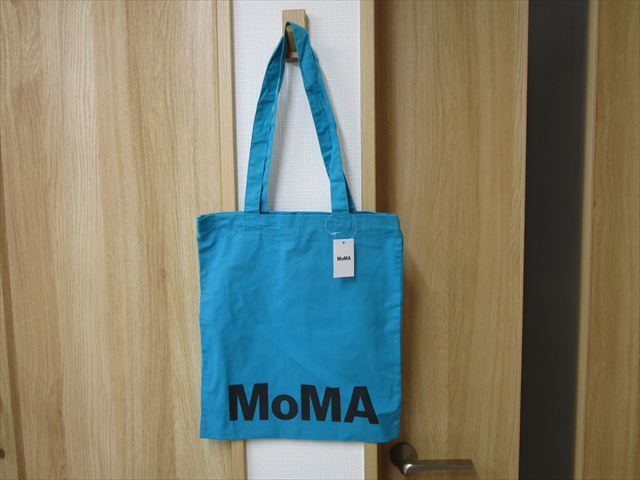 ★新品未使用★ＭＯＭＡ（モマ）ギレルモ・デル・トロ メッセージ トートバッグ（ニューヨーク近代美術館） スカイブルーN69 の画像3