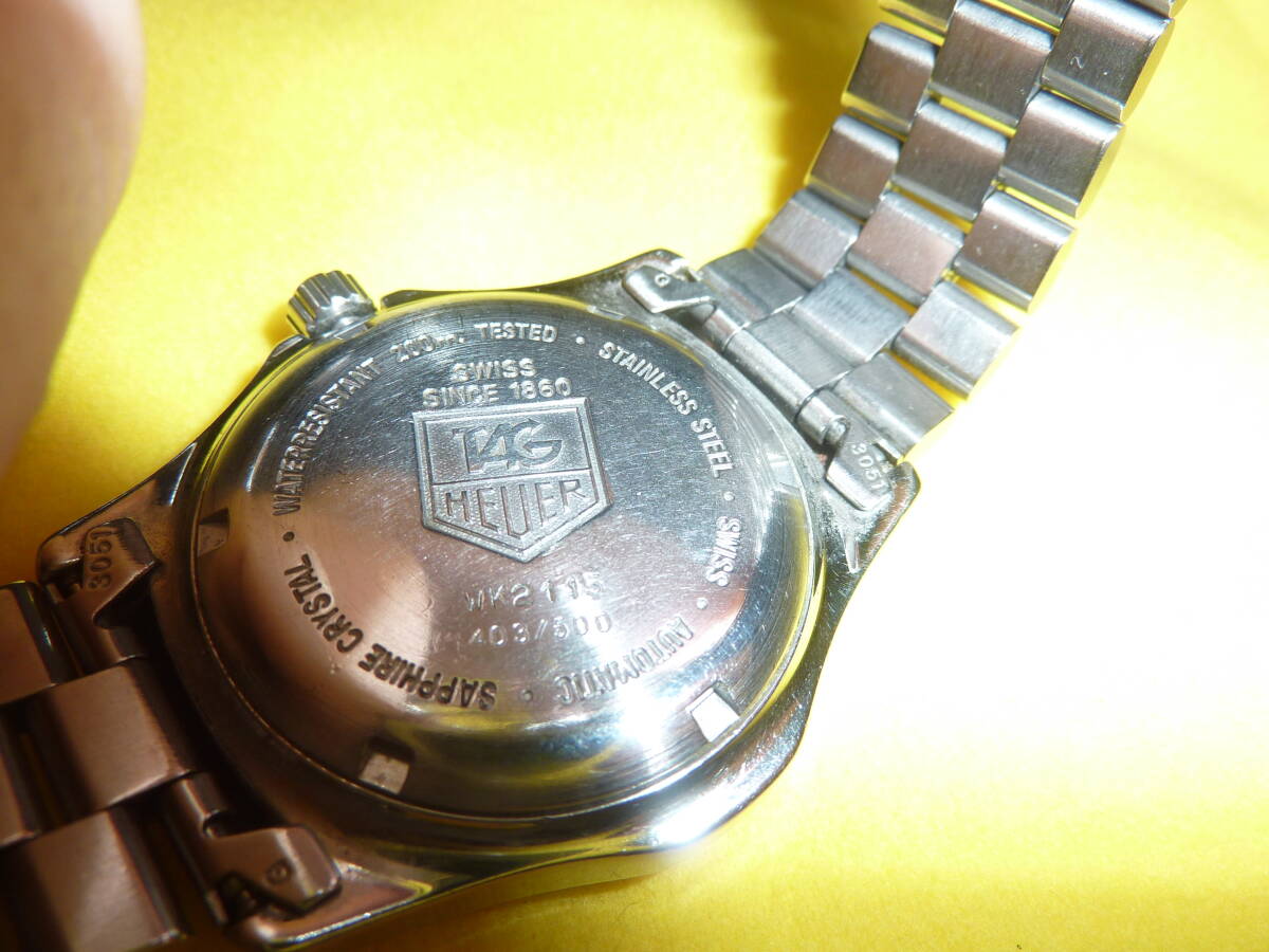 タグ・ホイヤー製 紳士用 自動巻き式 時計 WK2115 500本限定モデル の画像9