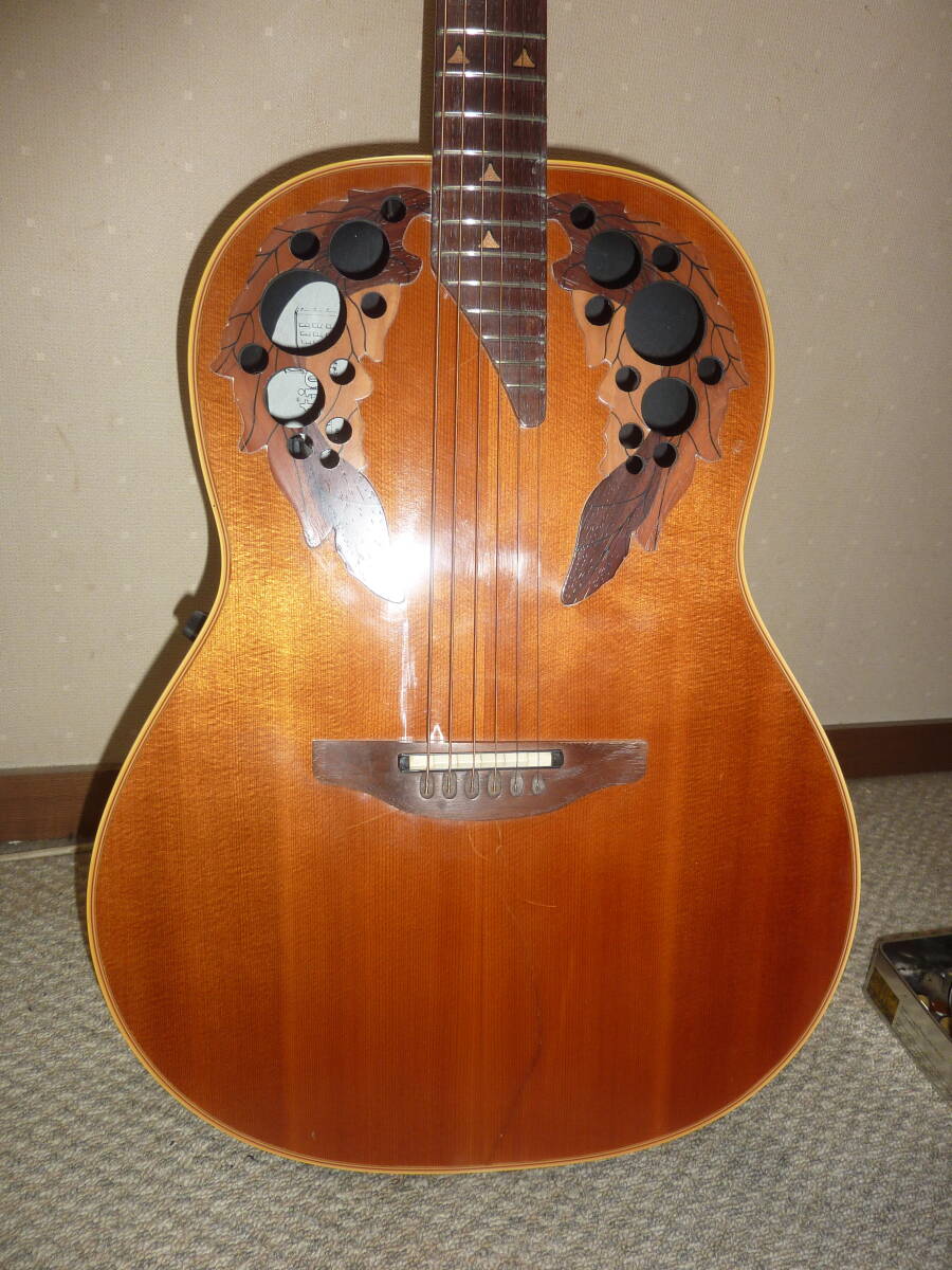 Ovation USA製 エレアコ ギター エリート 1718 現状で_画像6