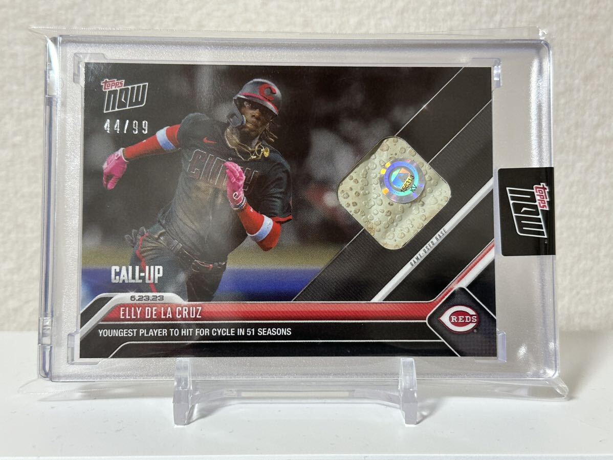 【ジャーナン！】 Topps Now 2023 Elly De La Cruz 実使用 レリック サイクルヒット Game Used Relic Cycle Hit Game /99_画像1