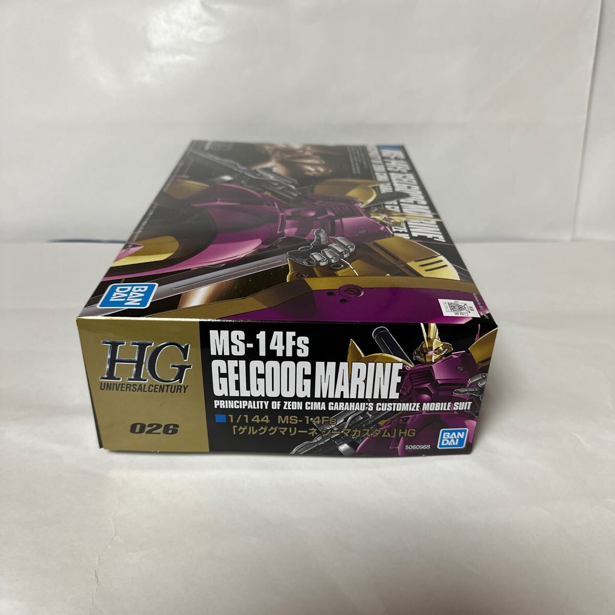 HGUC 1/144 MSー14Fs「ゲルググマリーネ　シーマカスタム」 機動戦士ガンダム 0083 STARDUST MEMORY バンダイ プラモデル　未組立 _画像3