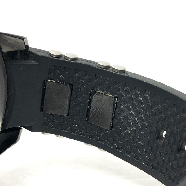 【動作品】MF MINI FOCUS ミニフォーカス MF0350G 腕時計 クロノグラフ クオーツ 3針式 デイト ブラック メンズ 男性用 服装小物 DA0の画像8