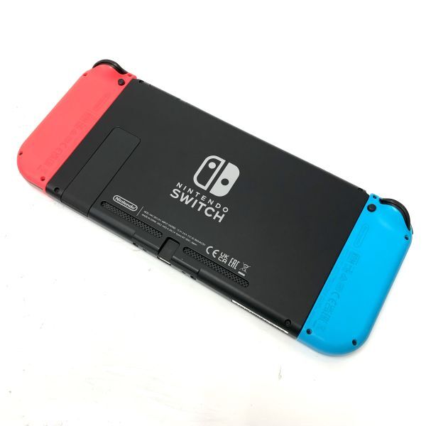 【美品】任天堂 Nintendo Switch HAD-S-KABAH ニンテンドースイッチ ネオンブルー・ネオンレッド 本体 HAC-001 動作確認済 ゲーム機 DI0の画像3