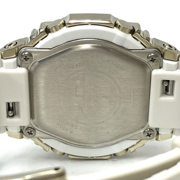 【動作品】CASIO G-SHOCK カシオ ジーショック GM-S2140GEM-9AJR レディース 腕時計 40周年 限定品 ホワイト ゴールド DC0の画像7