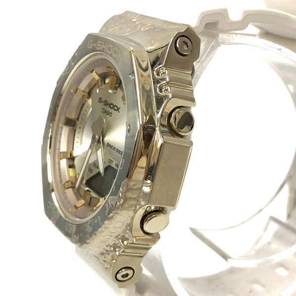 【動作品】CASIO G-SHOCK カシオ ジーショック GM-S2140GEM-9AJR レディース 腕時計 40周年 限定品 ホワイト ゴールド DC0の画像4