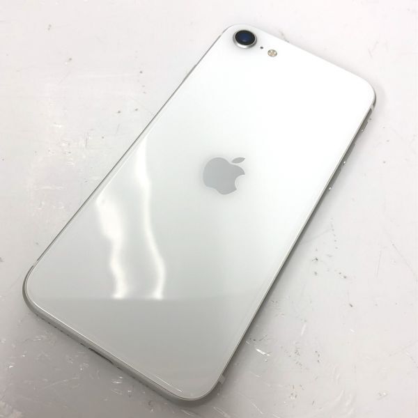 【美品/1円スタート】iPhoneSE2 64GB ホワイト appleストア購入品 判定- SIMロック解除済 アイフォン スマートフォン モバイル DE0の画像2