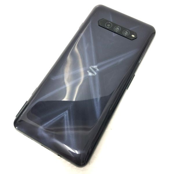 【美品/1円スタート】Black Shark 4 ブラックシャーク PRS-H0 Mirror Black 128GB 判定‐ SIMフリー スマートフォン EA2の画像3