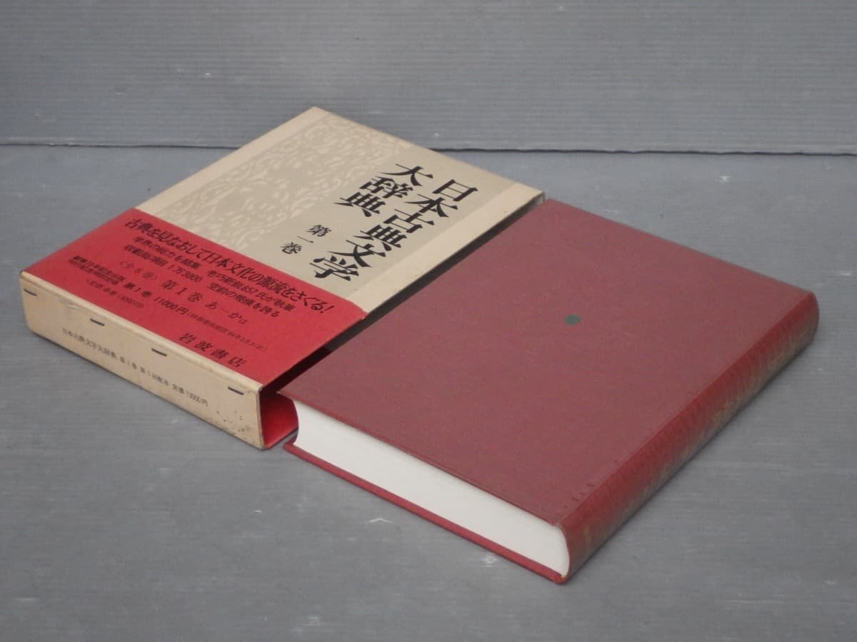 【大型本】日本古典文学大辞典〈全6巻揃い〉◆編集委員 市古貞次/野間光辰/他◆岩波書店/1983～1985年◆28×21cm◆日本文化/日本思想_画像8