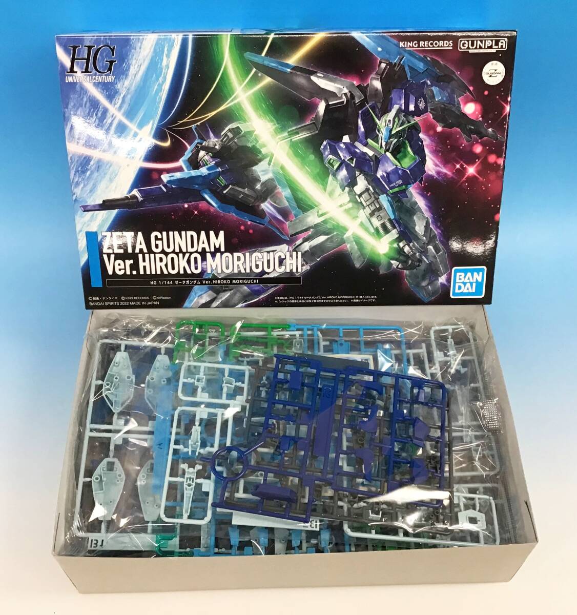 未組立 GUNDAM SONG COVERS 3 数量限定 ガンプラセット盤 森口博子 LIMITED EDITION CD/Blu-ray/プラモデル HG 1/144 ゼータガンダムの画像2