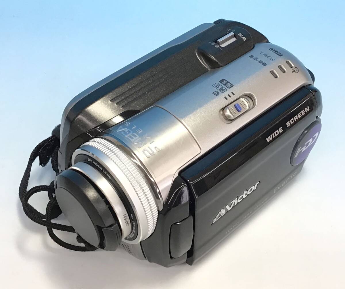 通電OK Victor デジタルビデオカメラ EVERIO GZ-MG77-B ハードディスク ムービー HDD 光学機器 エブリオ ビクターの画像2