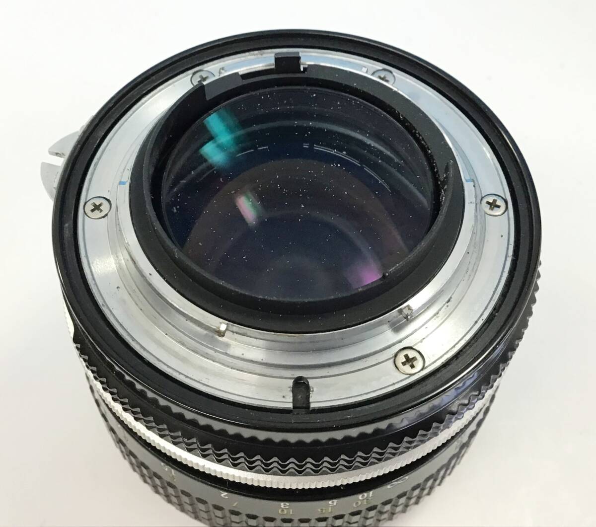 Nikon F2 フォトミック 一眼レフ フィルム カメラ ボディ ブラック/レンズ nikkor 50mm f1.4/レンズフード HN-3 昭和 レトロ ニコンの画像6