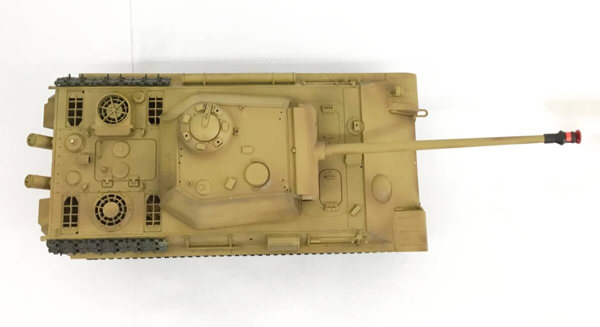 塗装済み HengLong 1/16 戦車 ラジコン ドイツ軍 中戦車 パンターG GERMAN PANTHER TYPE G キャタピラ 2.4GHz プロポ 日本語取説 ヘンロン