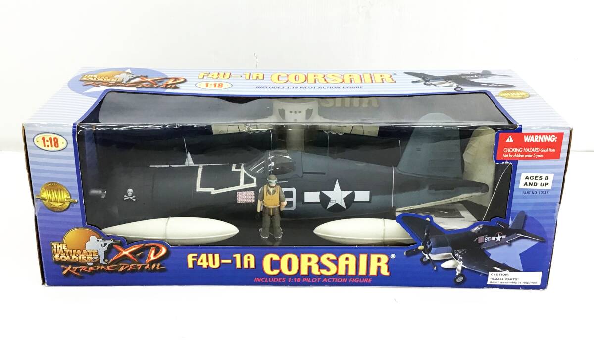 unopened 21st CENTURY TOYS 1/18 F4U-1A CORSAIR fighter (aircraft) warplane airplane collection figure Corse a