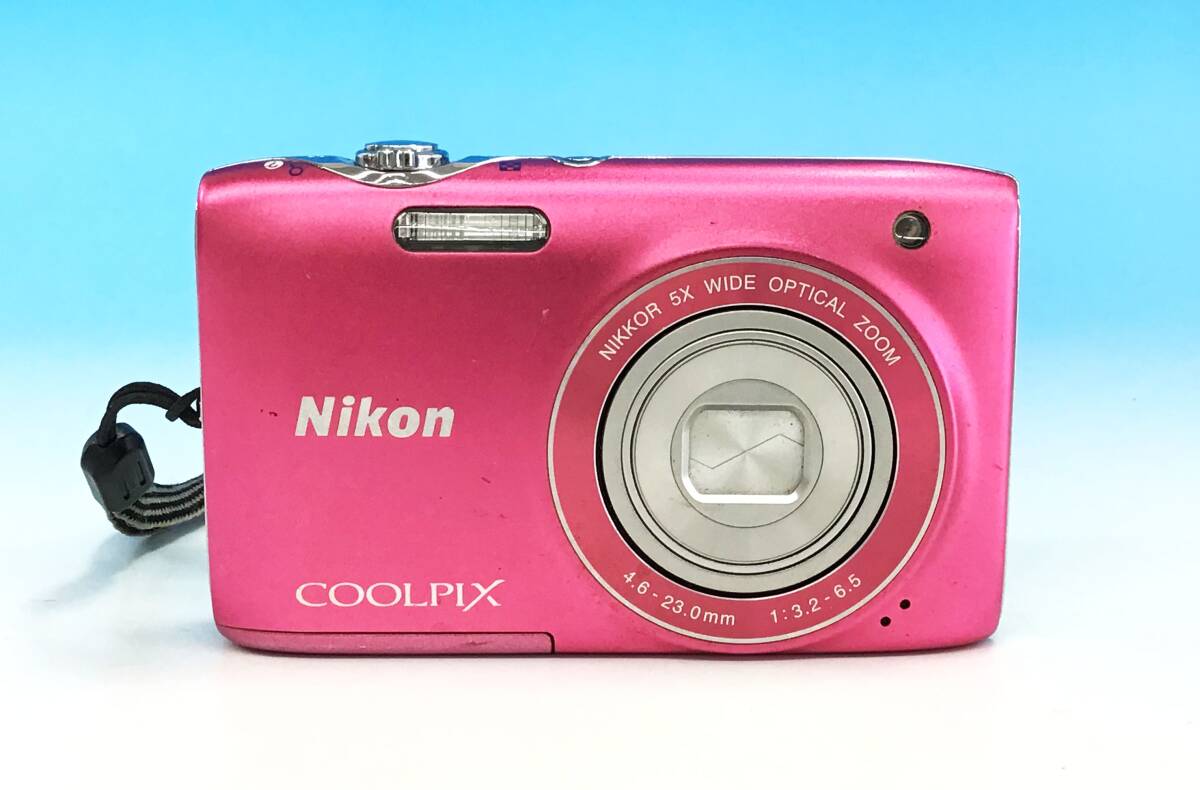 Nikon COOLPIX S3100 コンパクトデジタルカメラ 4.6-23.0mm 1：3.2-6.5 コンデジ デジカメ 光学機器 ニコン クールピクス_画像1