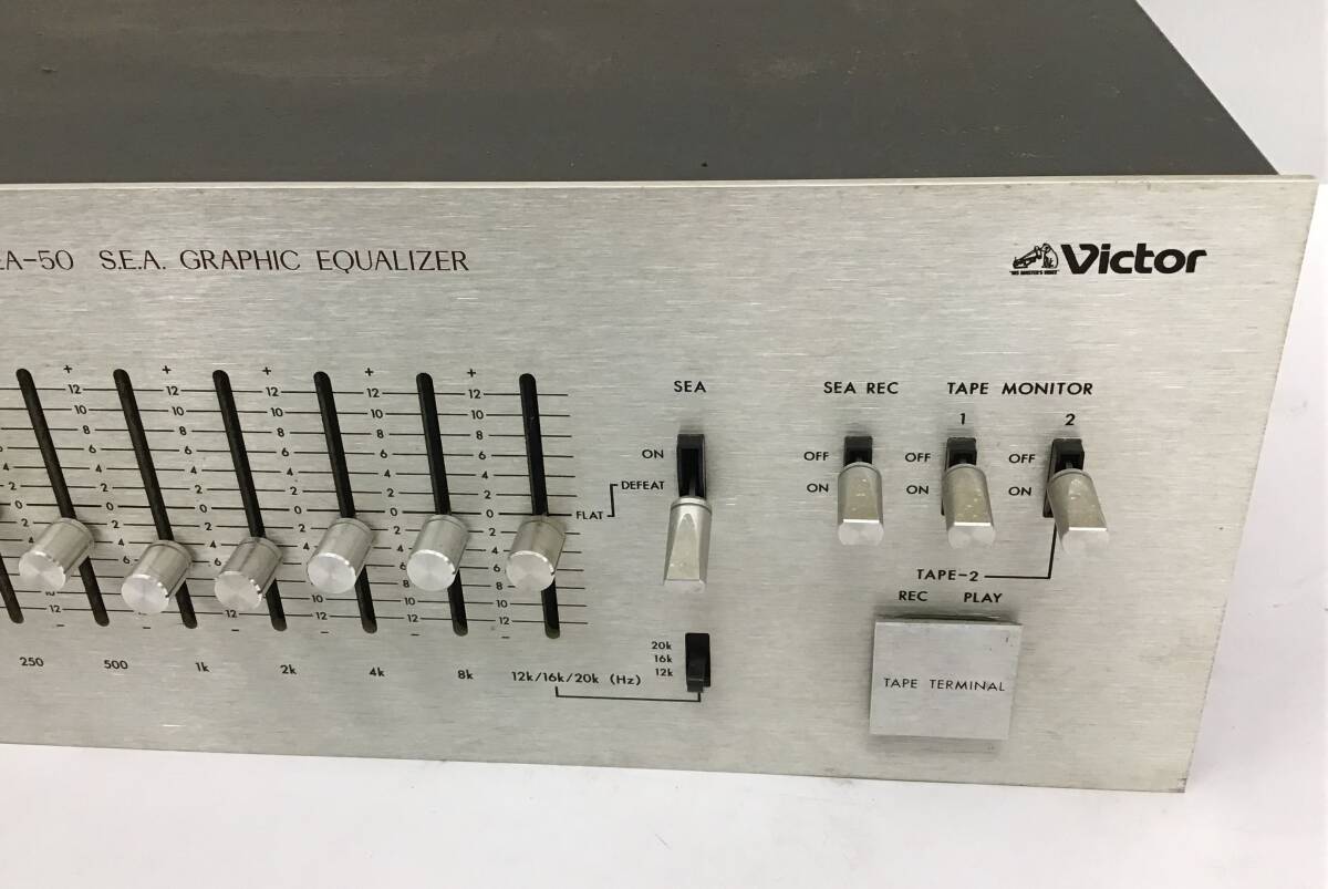 Victor SEA-50 グラフィックイコライザー オーディオ機器 音響機器 GRAPHIC EQUALIZER ビクター_画像6