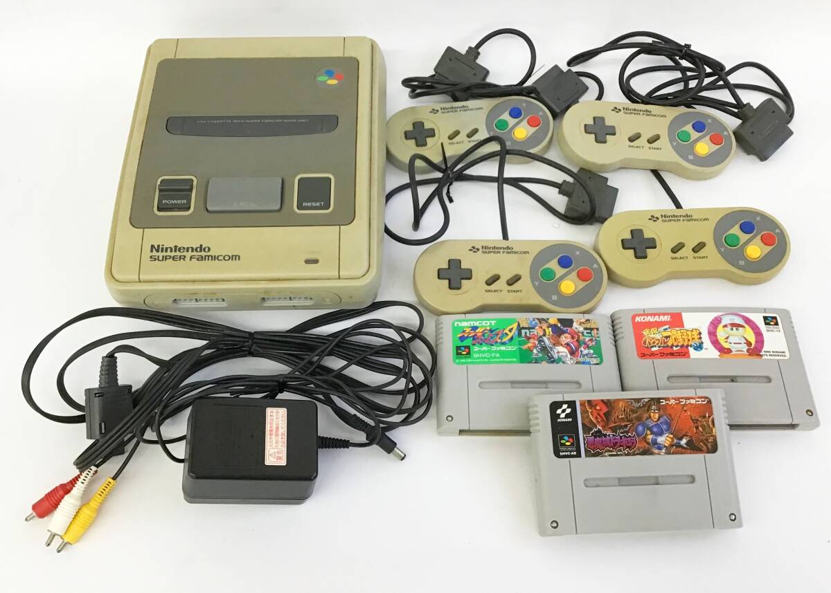 大量 任天堂 スーパーファミコン HVC-002 本体/コントローラー/ゲームソフト 悪魔城ドラキュラ ハドソン スーパーマルチタップ ゲーム機の画像2