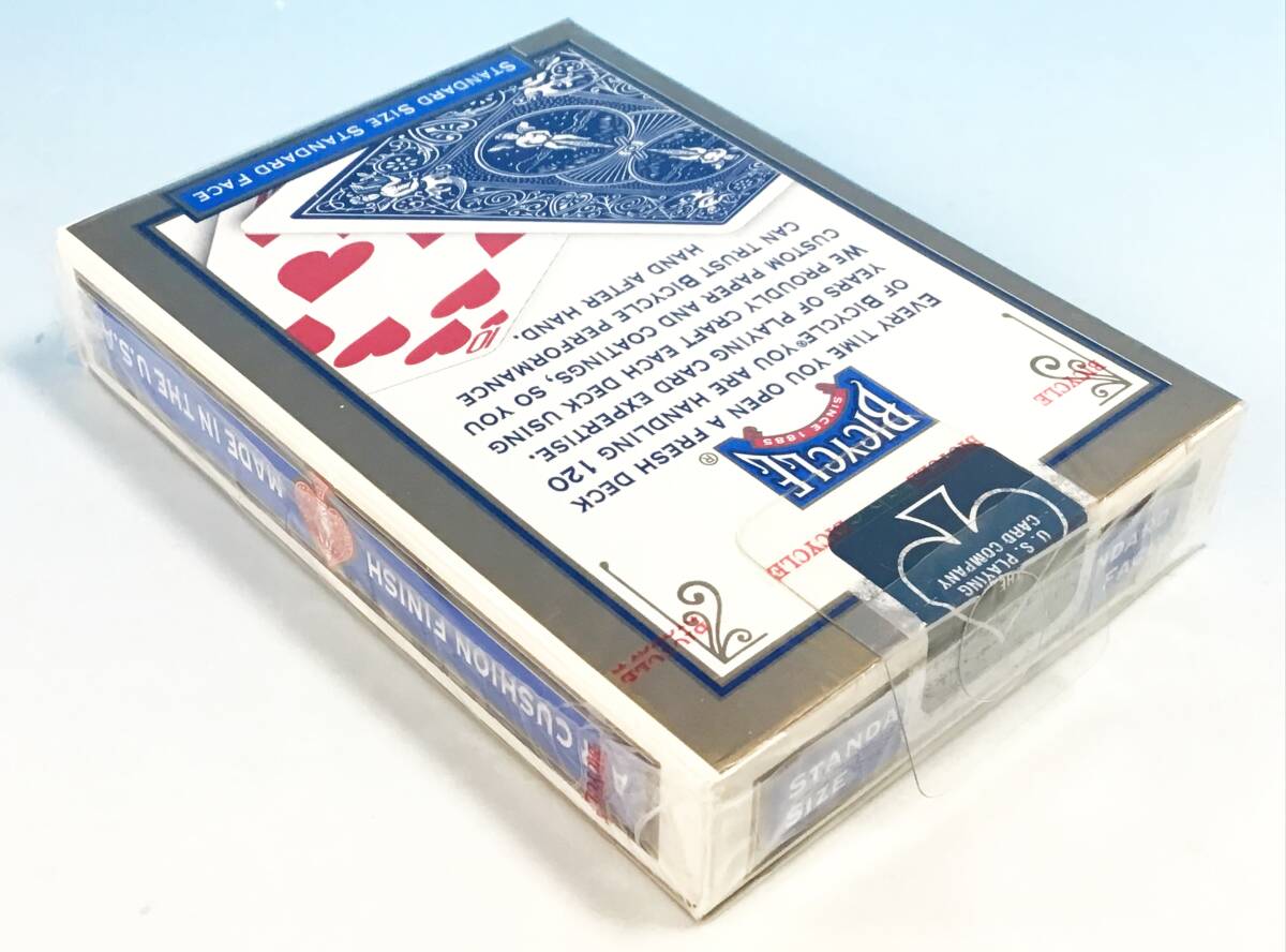 未開封 6点セット BICYCLE STANDARD PLAYING CARDS 金枠 青トランプ ギミック デック マジック 手品 ゲーム まとめて_画像3