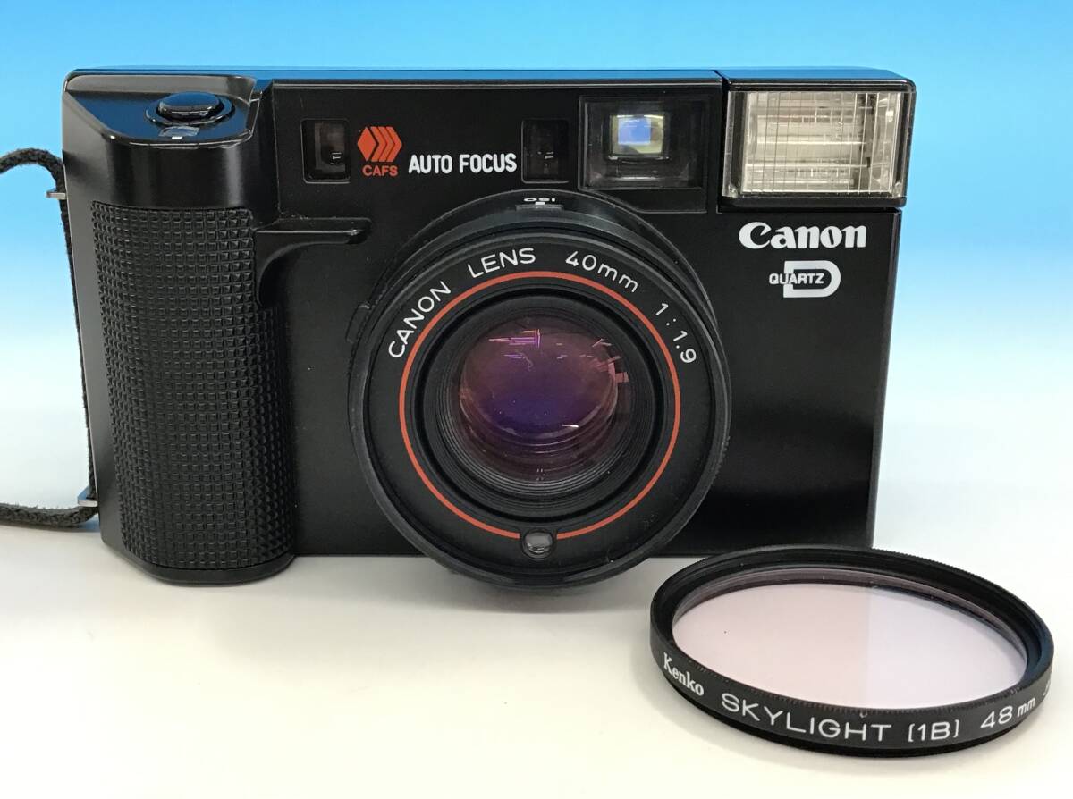 2台セット フィルム カメラ CANON AF35ML Quartz Date 40㎜ 1:1.9 RICOH FF-3D AF SUPER 光学機器 まとめて キャノン リコーの画像5