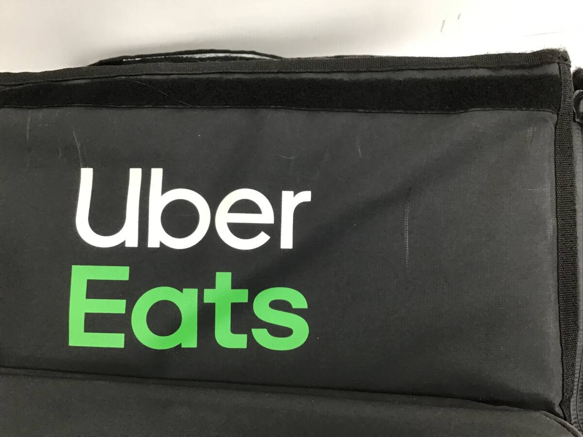 Uber Eats デリバリー バッグ かばん リュック 保温 保冷 配達 配達員 大容量 ロゴ 黒/ブラック 鞄 デイパック ウーバーイーツの画像8