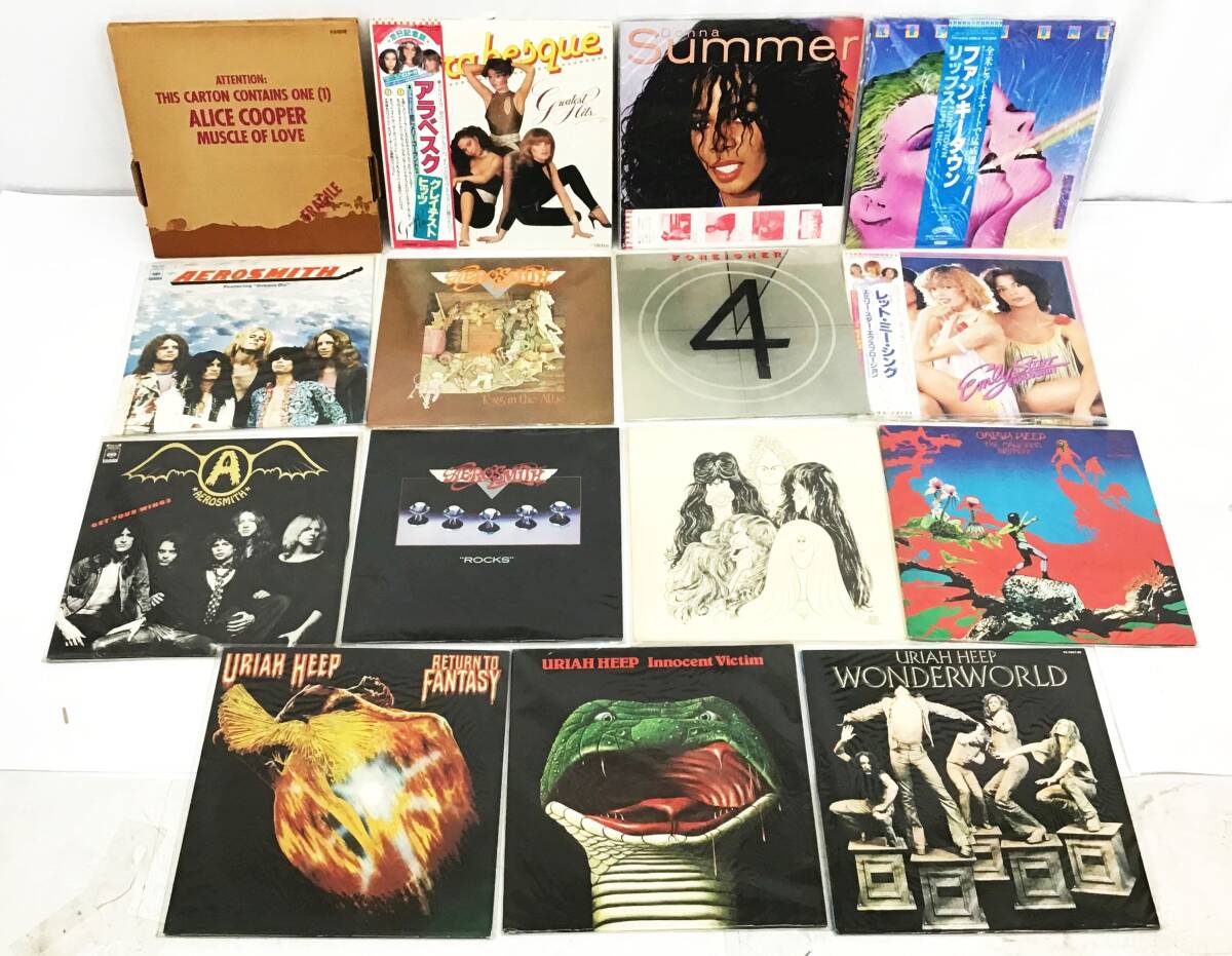大量 102枚セット 洋楽 LP レコード ロック ポップス エアロスミス アラベスク Donna Summer リップス RIOT UFO SCORPIONS まとめての画像2