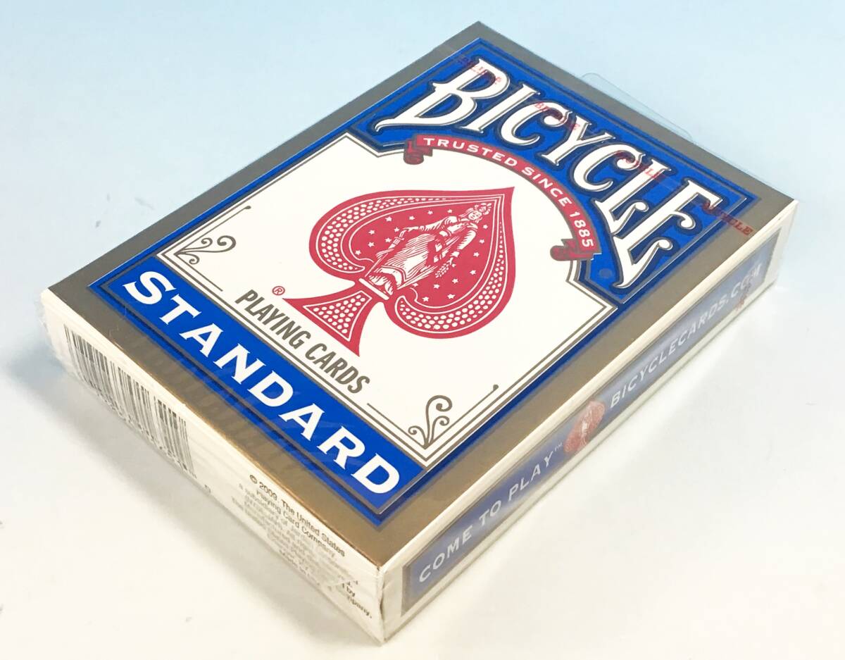 未開封 6点セット BICYCLE STANDARD PLAYING CARDS 金枠 青トランプ ギミック デック マジック 手品 ゲーム まとめて_画像2