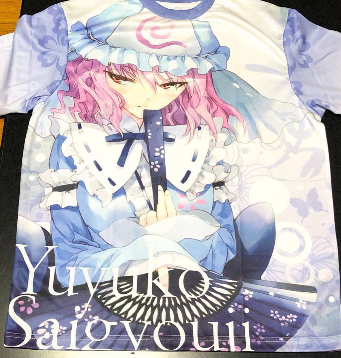 東方project 西行寺幽々子 フルグラフィック Tシャツ C-CLAYS 同人グッズ 上海アリス幻樂団 妖々夢
