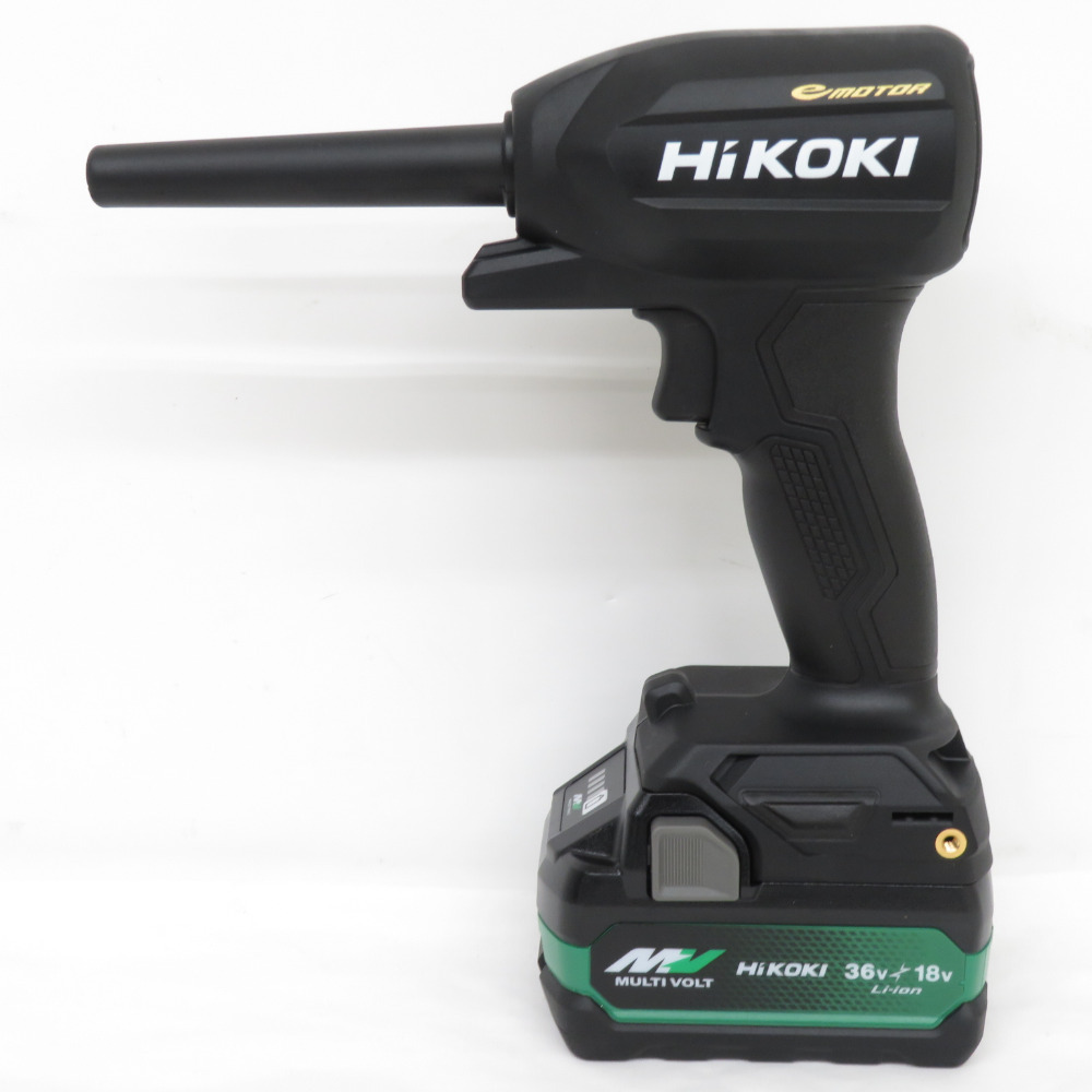 HiKOKI ハイコーキ 18V 5.0Ah コードレスエアダスタ ブラック/ゴールド ケース・充電器・新型バッテリ2個セット RA18DA(2XPZ)(BG) 未使用品_画像2