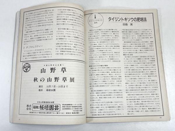 自然と野生ラン 1989年10月号 タイリントキソウ全科 1989年平成元年10月第46号【H74089】の画像3