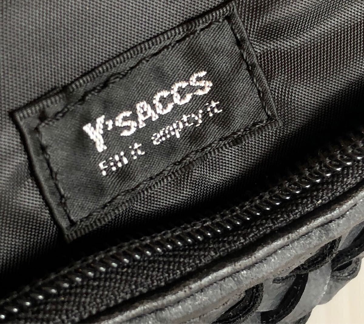  new goods close Y\'SACCSi rucksack mesh shoulder bag handbag tote bag leather black black Yamamoto .. Yohji Yamamoto 