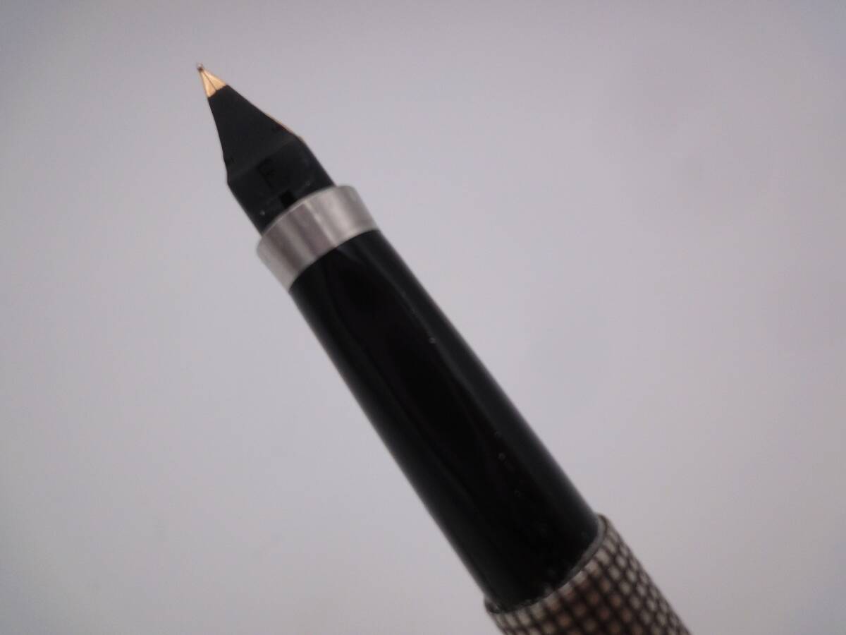 【1円スタート】PARKER スターリングシルバー 万年筆 ノック式ボールペン セット STERLING SILVER ペン先刻印 14K K14 U.S.A. パーカーの画像5